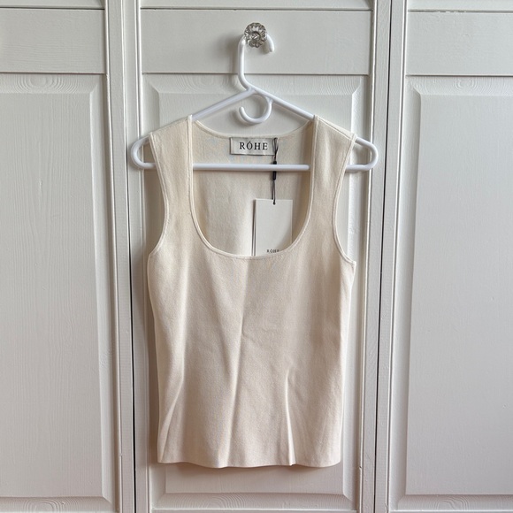 Róhe Tops - ROHE Ivory Women's Tank Top (NWT)
